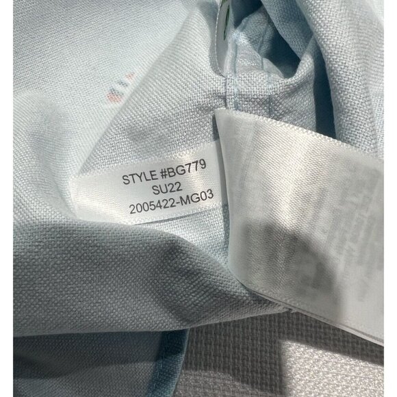 J CREW Mens Slim Flex Oxford Button Down Shirt Sz XXL Sailboats Blue Nautical - Picture 12 of 15